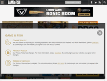 Tablet Screenshot of gameandfishmag.com